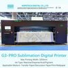 G3-PRO 3.25m Sublimation Printer Front View Real Shot