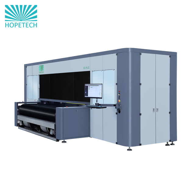 HOPETECH H2-PLUS High-speed Digital Textile Printing Machine | Roll Fabric Inkjet Printer