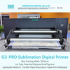 G3-PRO Sublimation Printer Rear View Heavy Duty Roll System